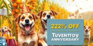 Natural Pet Center Celebrates 20 Years in Business.png AI generated image using Flux AI