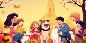 Oak Ridge church offers Trunk or Treat and pet blessings this coming weekend.png AI generated image using Flux AI