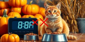 Pet Talk: How to keep your pet safe among the candy during the spooky season.png AI generated image using Flux AI