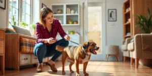 Pet care: Solving common behavior problems with a Madison-based dog trainer.png AI generated image using Flux AI