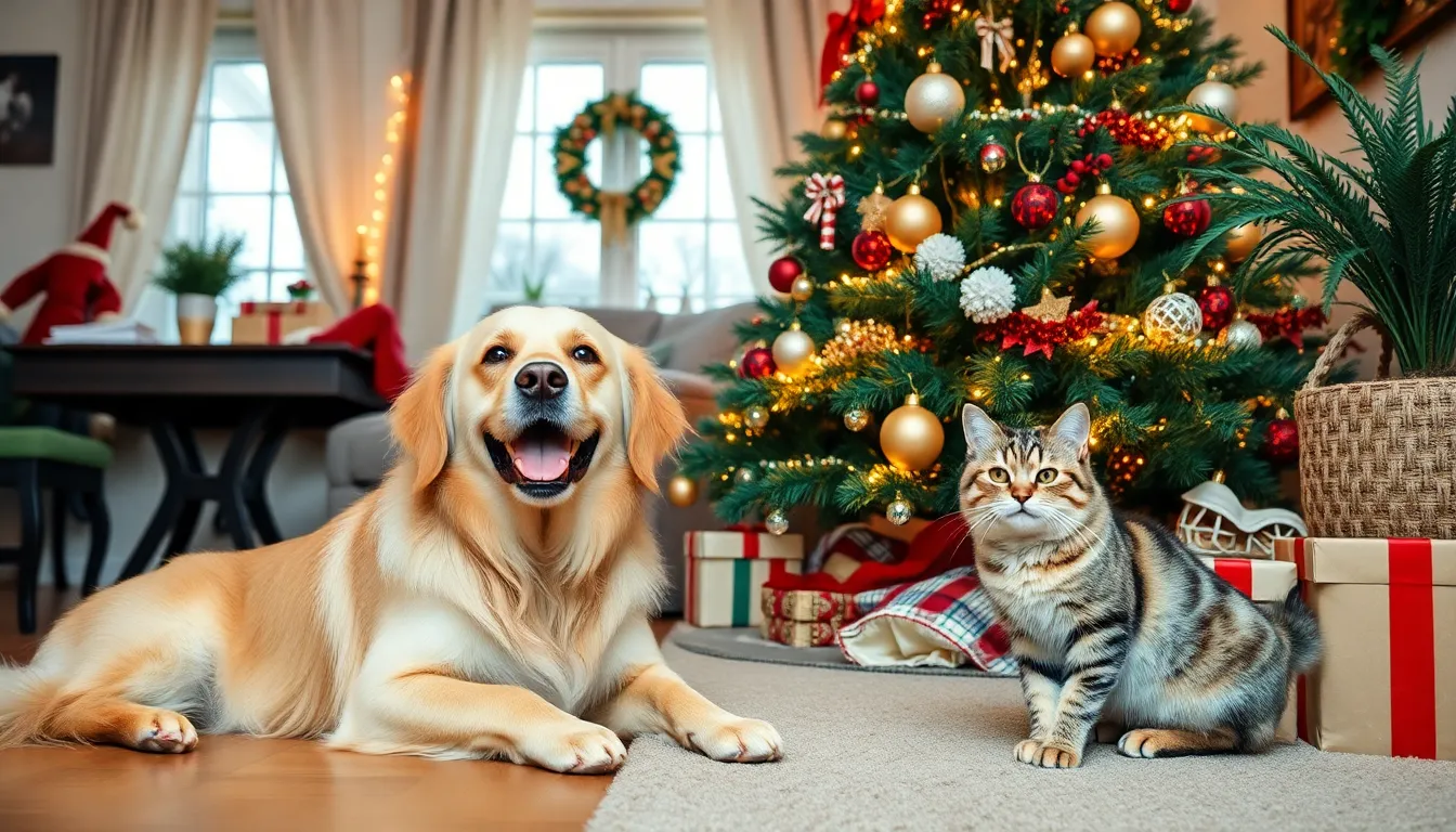 Pet-friendly holiday decorating