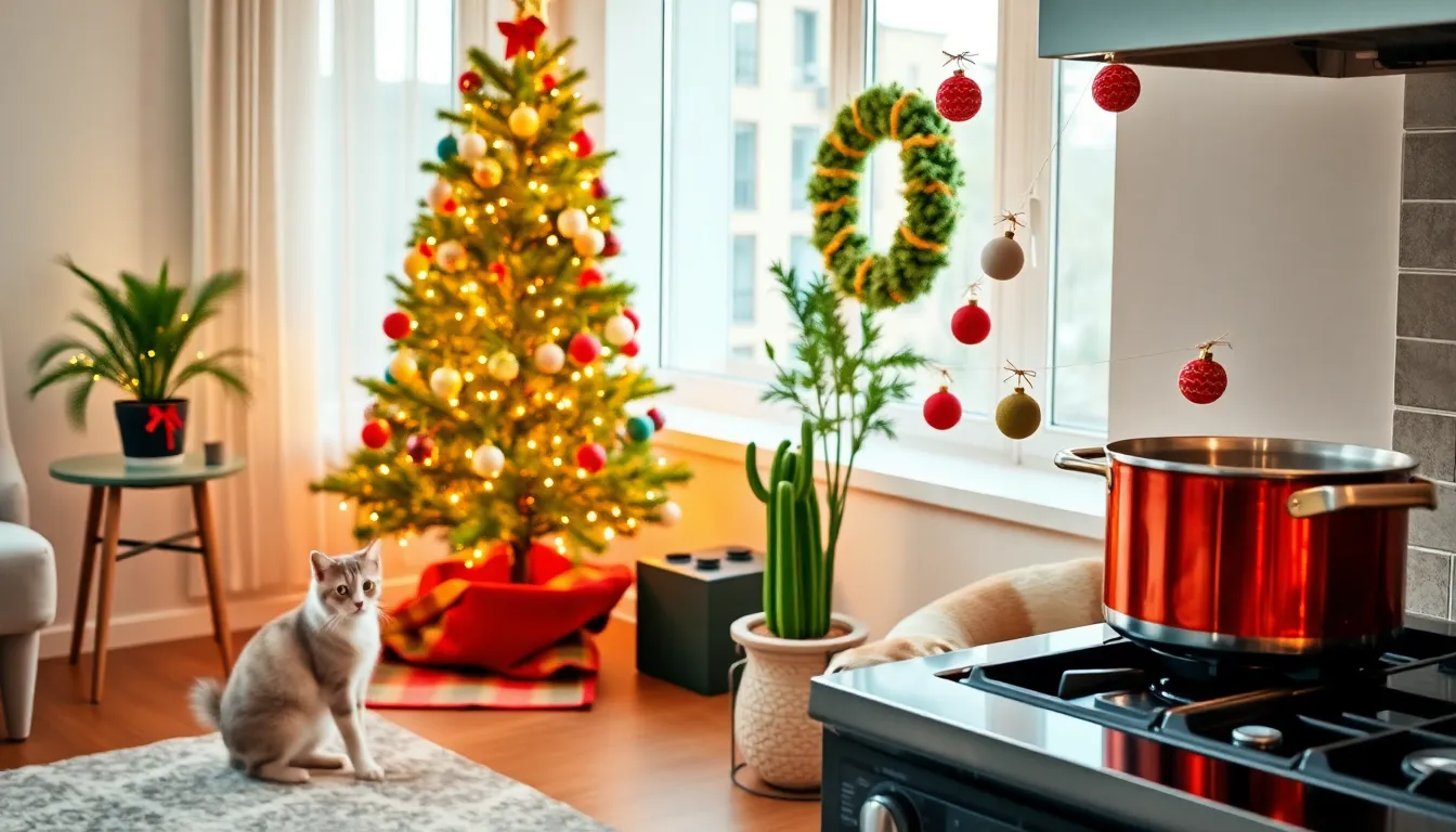 Pet-friendly holiday decorating