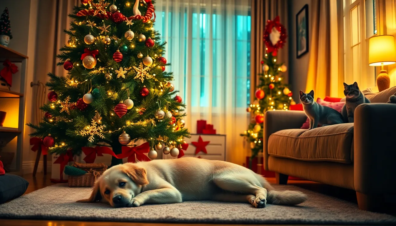 Pet-friendly holiday decorating