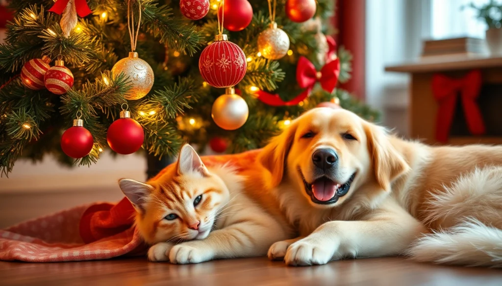 Pet-Friendly Holiday Decorating: A Guide for 94 Million US Pet Owners Pet-friendly holiday decorating.png AI generated image using Flux AI