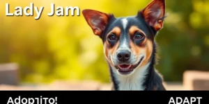 Pet of the Week: Lady Jam.png AI generated image using Flux AI