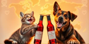 Purrno Noir? New Zealand company sells non-alcoholic wine for pets.png AI generated image using Flux AI