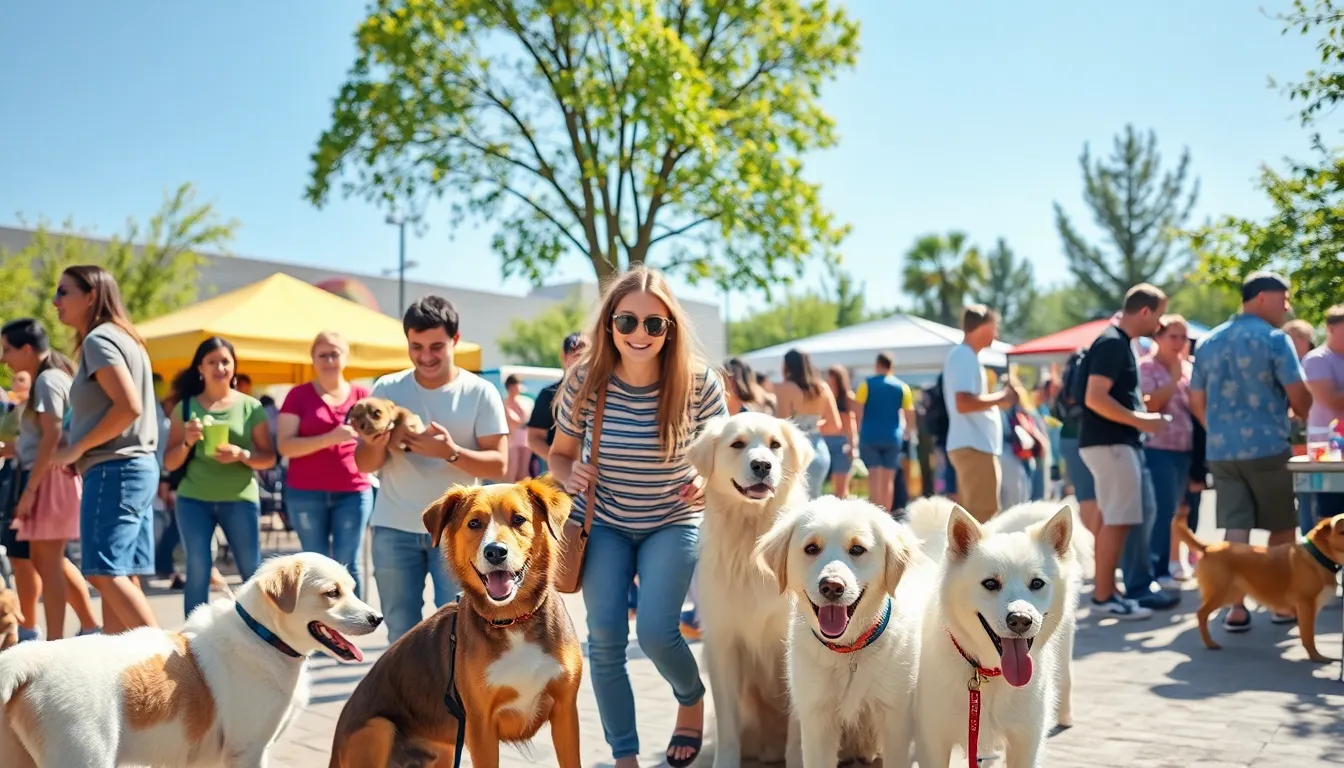 Richmond library hosts pet adoption event bringing together animals and families