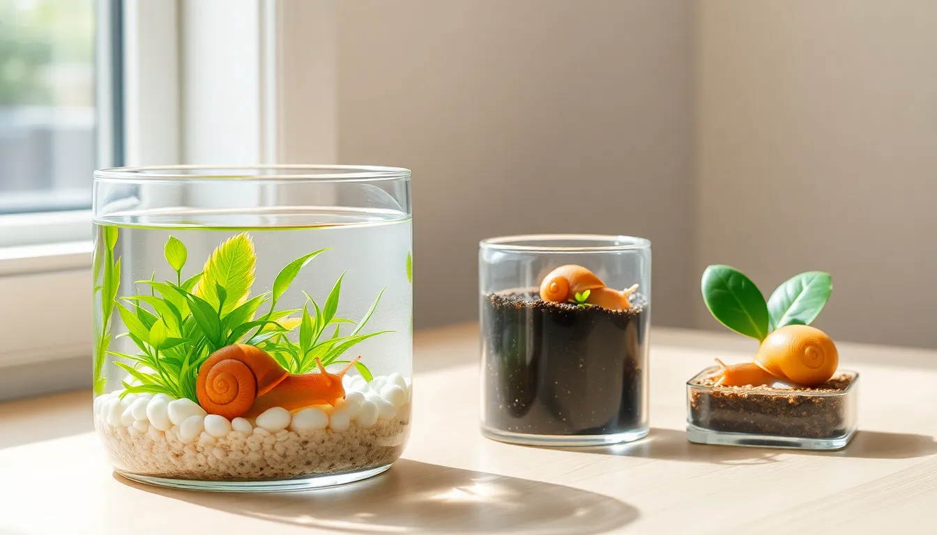 easiest pet snails to care for