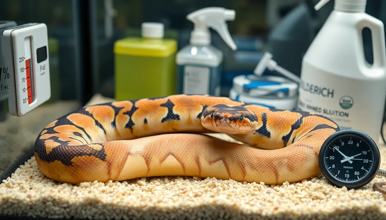 how to treat scale rot in ball python