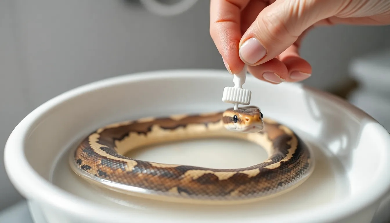 how to treat scale rot in ball python
