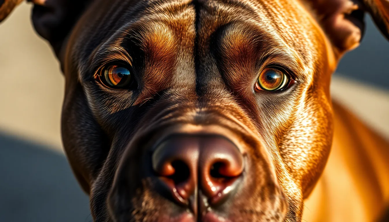American Bully Dog Has Ultra-Rare Eyes So Stunning People Can’t Believe They’re Real