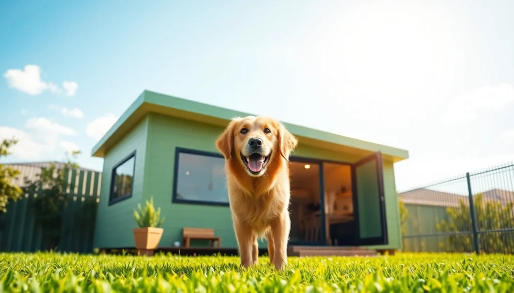 Animal Care Sanctuary 16 Tiny Home Dog Village Animal Care Sanctuary unveils tiny home dog village in Bradford County.png AI generated image using Flux AI