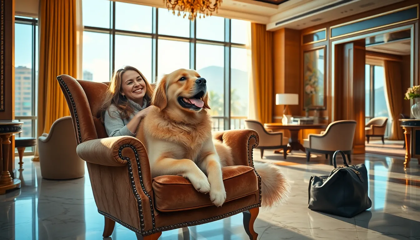 Best luxury hotels that allow large dogs in