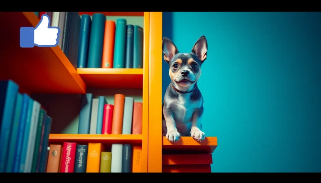 1 Dog Only Sits on the Highest Shelf and TikTok Is Obsessed Dog Only Sits on the Highest Shelf and TikTok Is Obsessed.png AI generated image using Flux AI