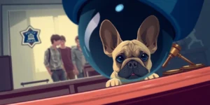 Puppy stolen from Brandon cellphone store; two teens and two adults arrested.png AI generated image using Flux AI