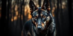 Rare dog breeds that look like wolves.png AI generated image using Flux AI