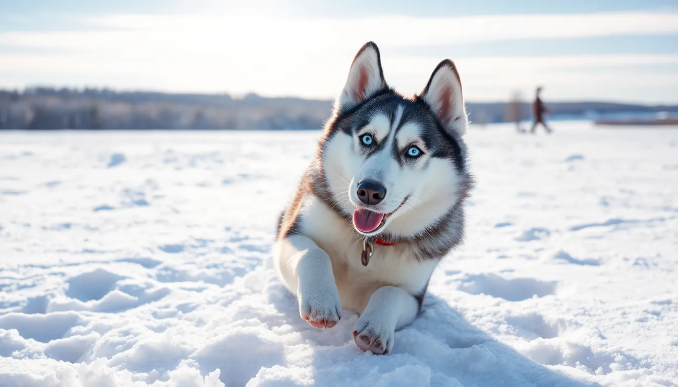 Video: Abandoned Dog Born for Snow Finally Gets to Live the Life She Was Meant For