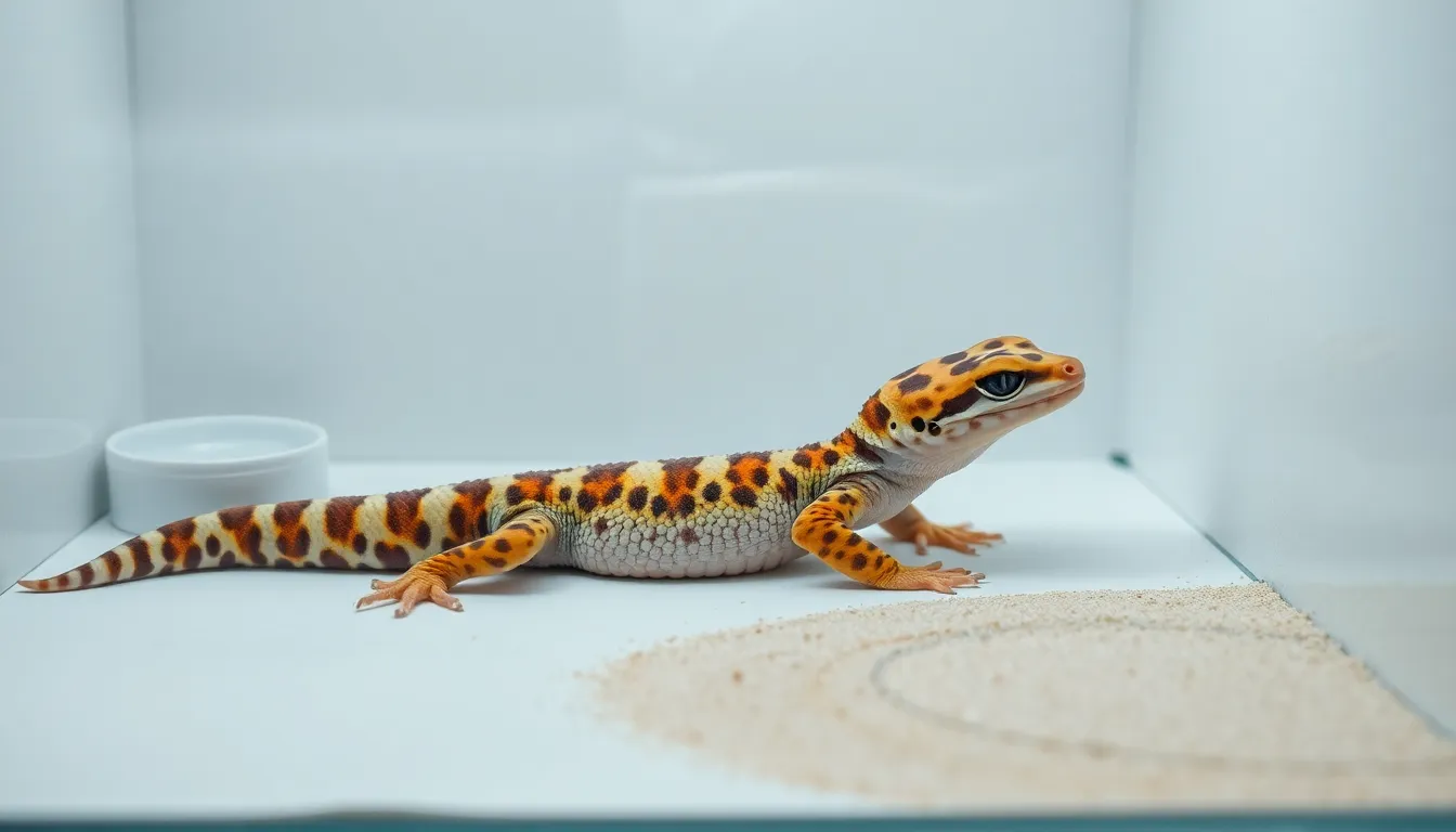 Why is my leopard gecko not eating after shedding?