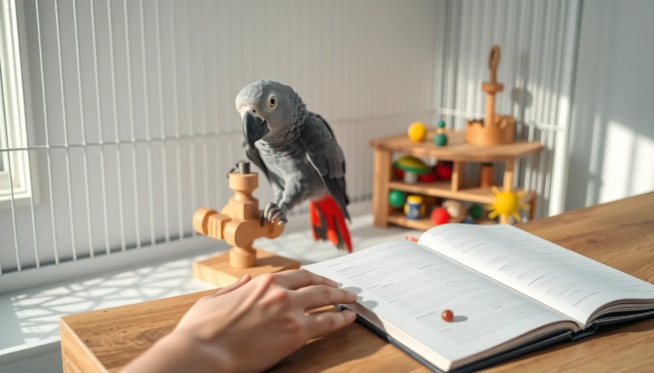 best toys for preventing parrot feather plucking