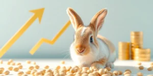 organic rabbit food for small breeds.png AI generated image using Flux AI