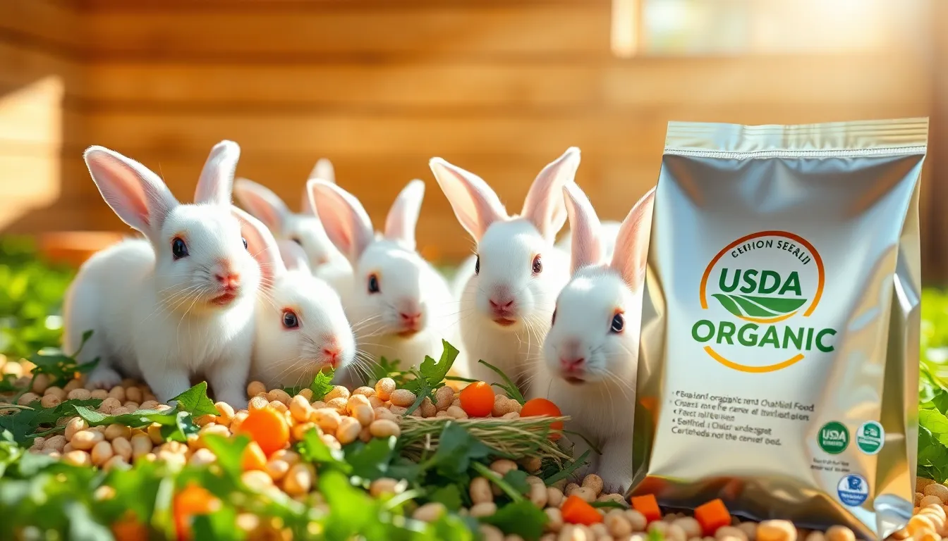 organic rabbit food for small breeds