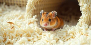 best bedding for dwarf hamsters.png AI generated image using Flux AI