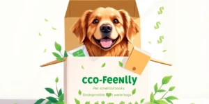 eco-friendly pet supplies subscription box.png AI generated image using Flux AI