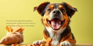 grain-free dog treats for sensitive stomachs.png AI generated image using Flux AI