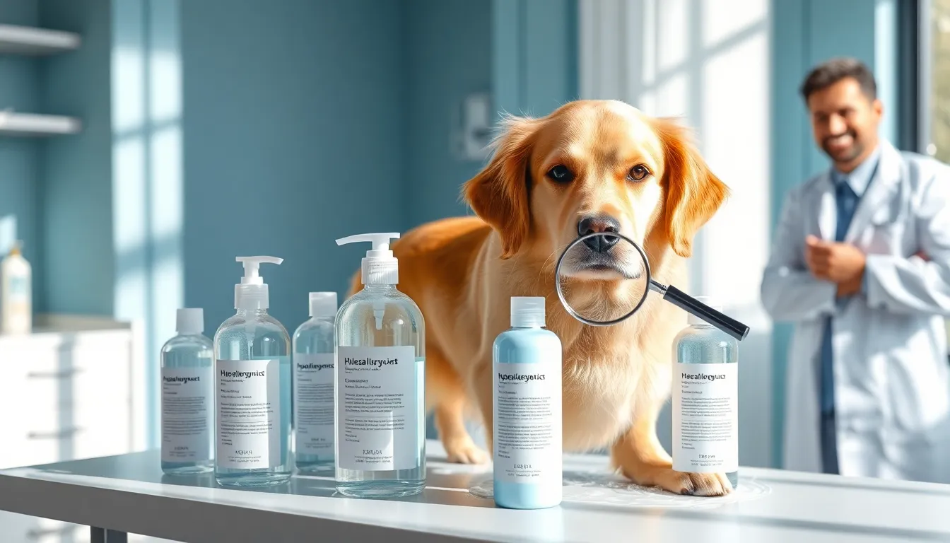 hypoallergenic pet grooming products