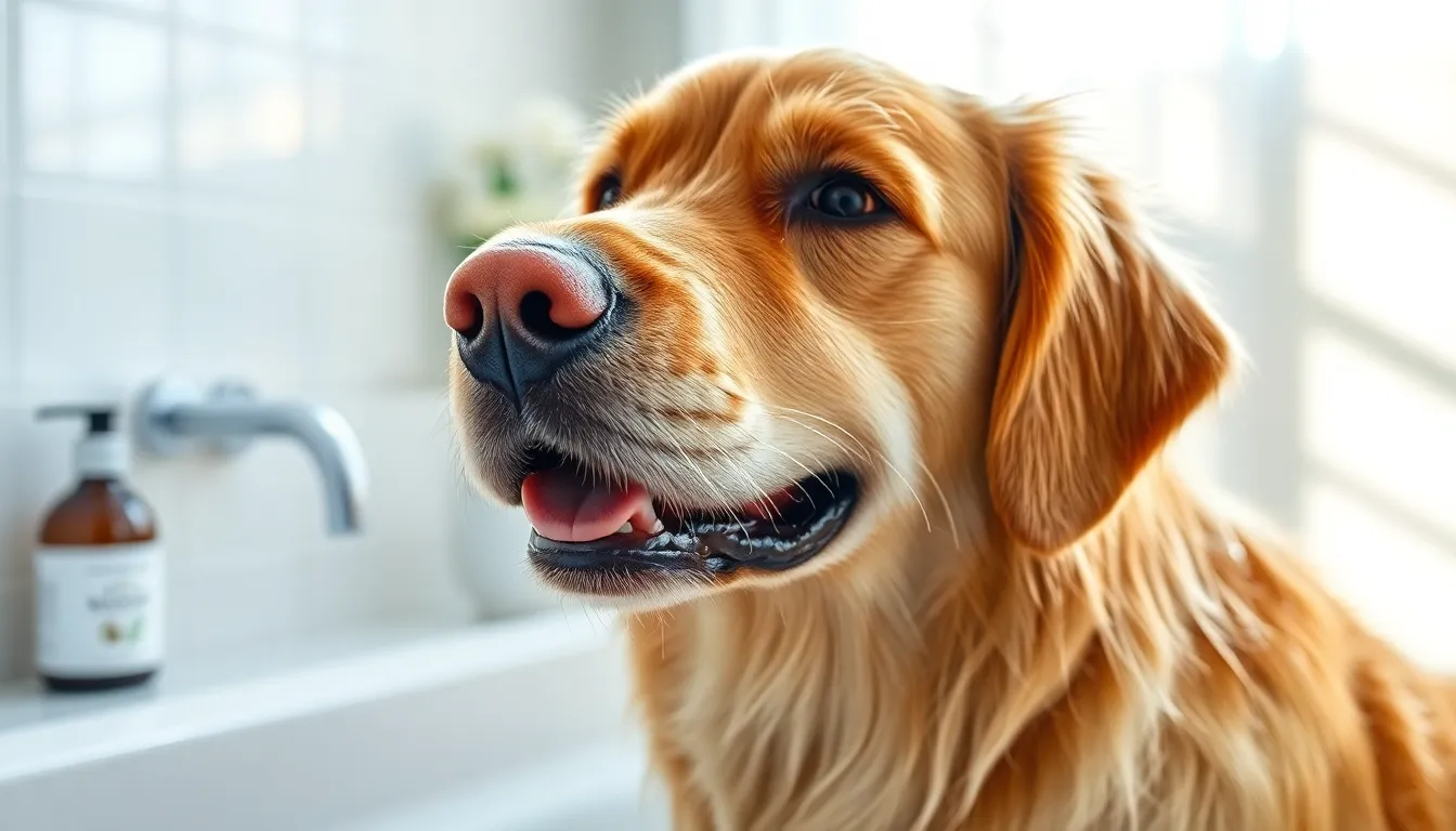 natural dog shampoo for itchy skin