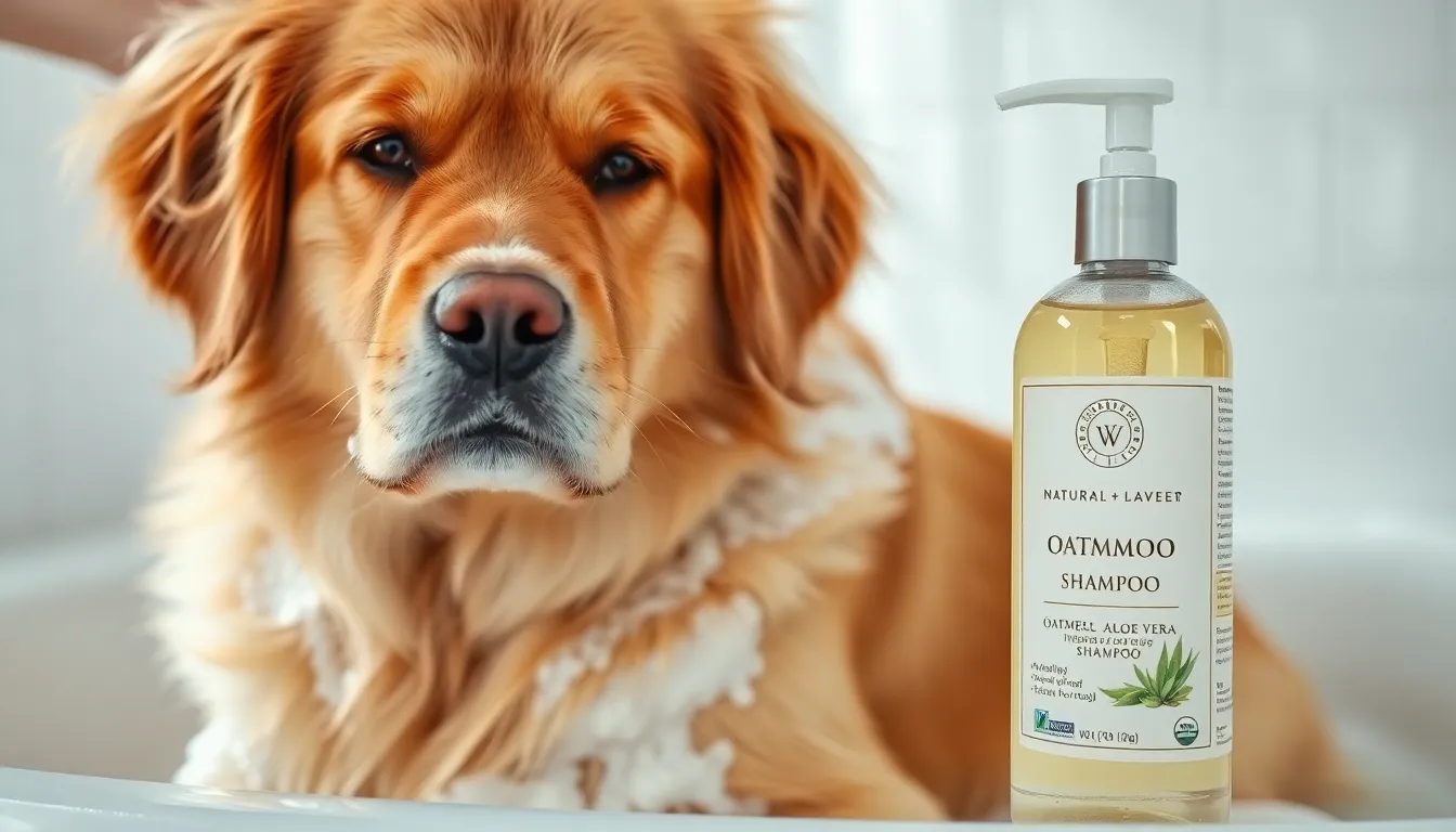 natural dog shampoo for itchy skin