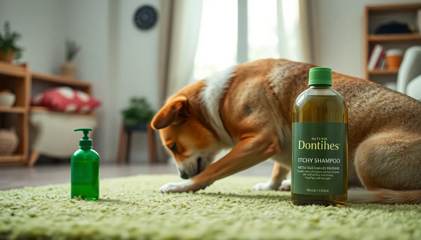natural dog shampoo for itchy skin