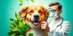 natural flea treatment for dogs and cats.png AI generated image using Flux AI