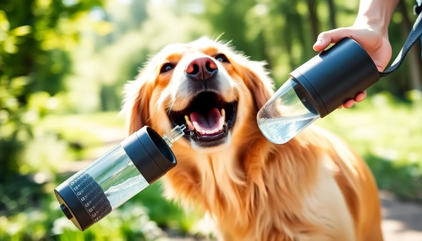 portable dog water bottle for travel