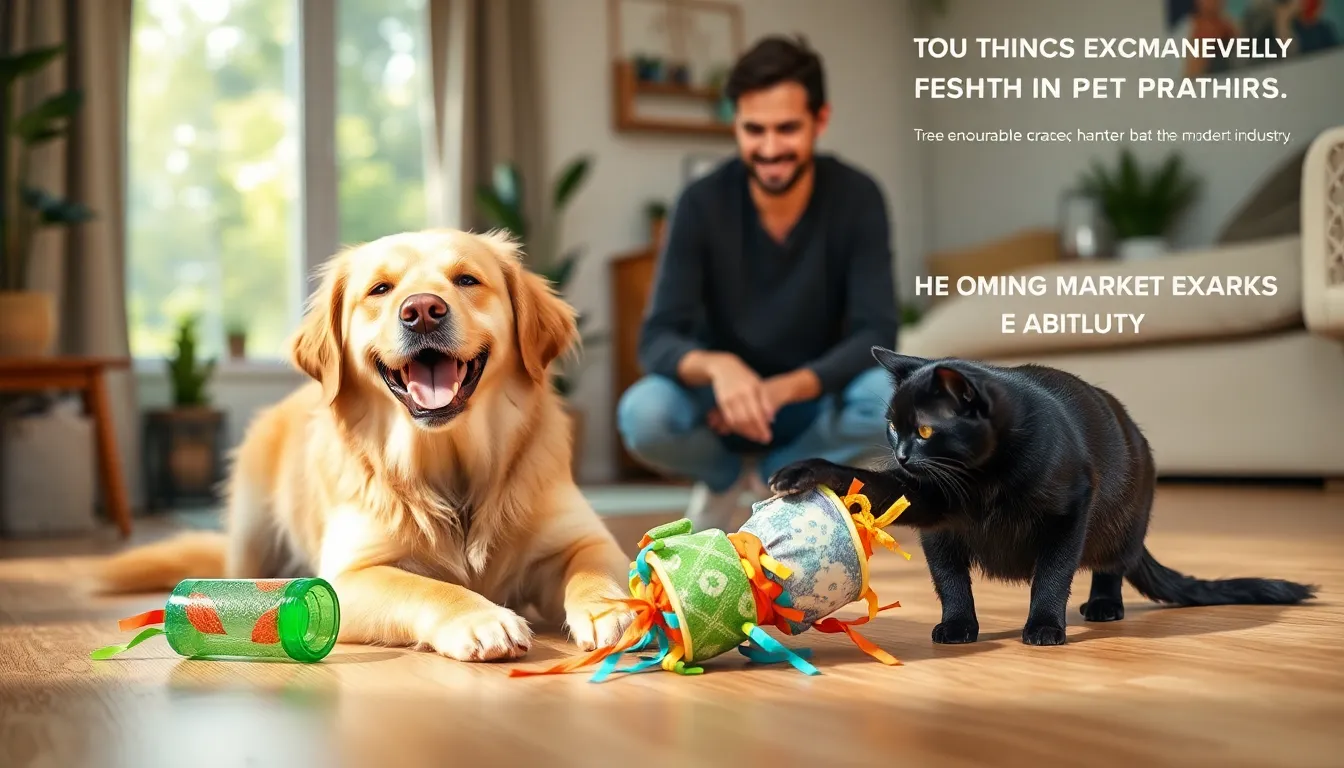 sustainable pet toys made from recycled materials