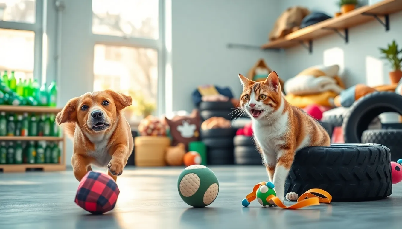 sustainable pet toys made from recycled materials